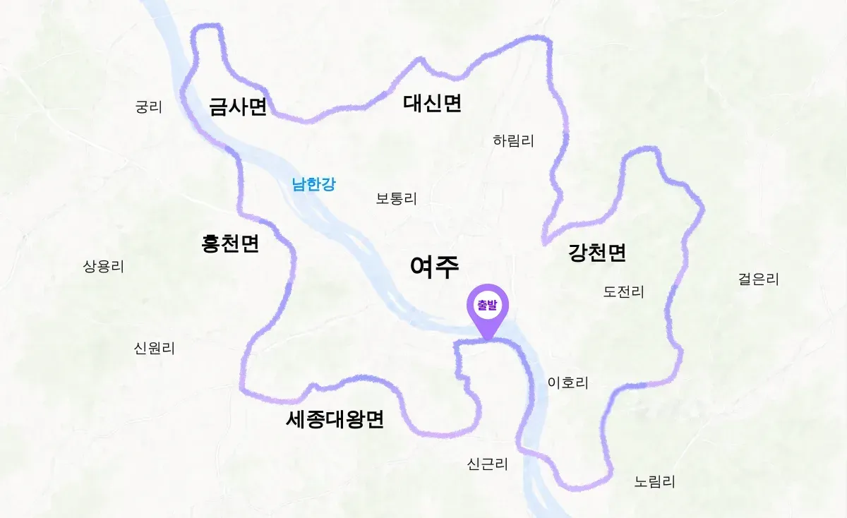 바이크 챌린지 코스 추천 지도