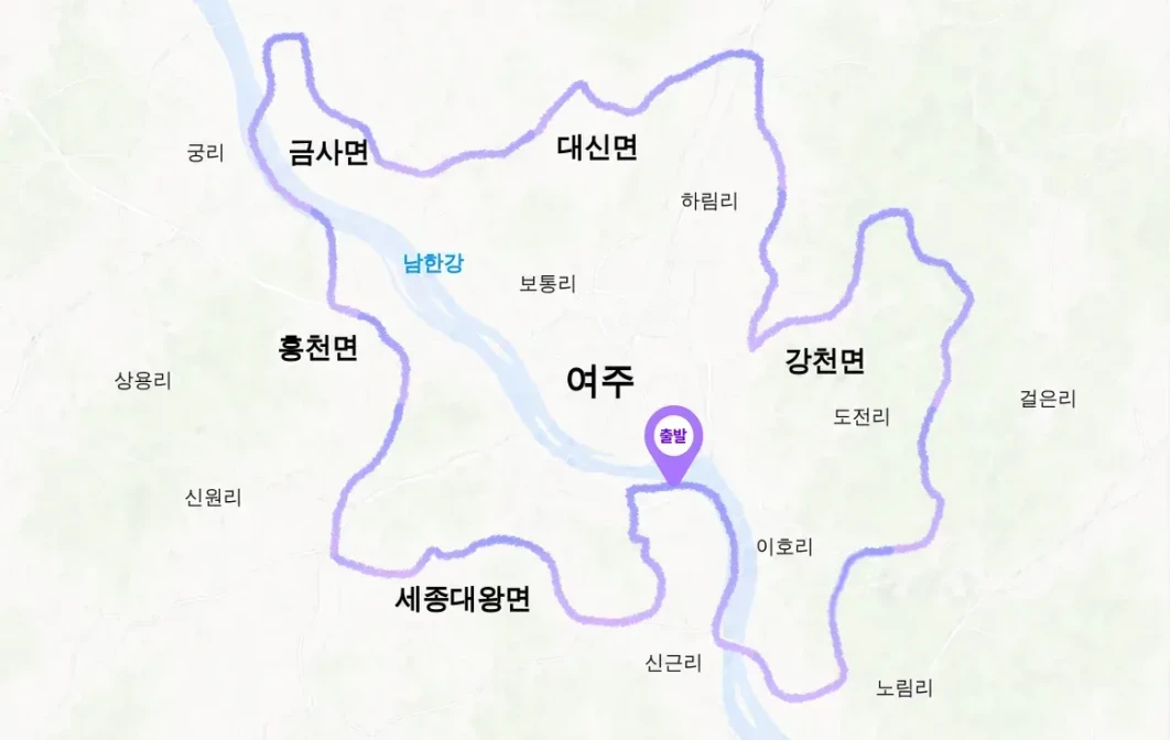 바이크 챌린지 코스 추천 지도
